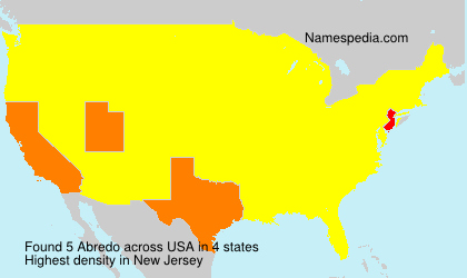 Surname Abredo in USA Surname Abredo in USA