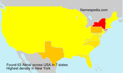 Surname Abrial in USA Surname Abrial in USA