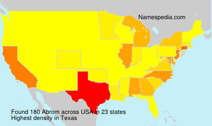 Surname Abrom in USA Surname Abrom in USA