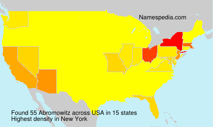 Surname Abromowitz in USA Surname Abromowitz in USA