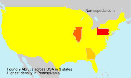 Surname Abrutis in USA Surname Abrutis in USA