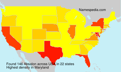 Surname Absalon in USA Surname Absalon in USA