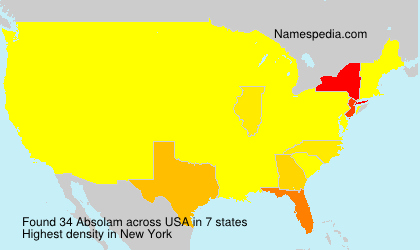 Surname Absolam in USA Surname Absolam in USA