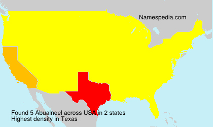 Surname Abualneel in USA Surname Abualneel in USA