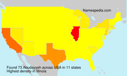 Surname Abudayyeh in USA Surname Abudayyeh in USA