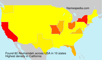 Surname Abuhamdeh in USA Surname Abuhamdeh in USA