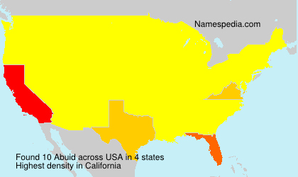 Surname Abuid in USA Surname Abuid in USA