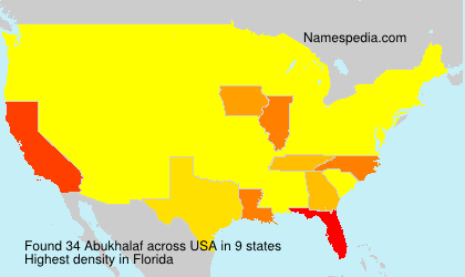 Surname Abukhalaf in USA Surname Abukhalaf in USA