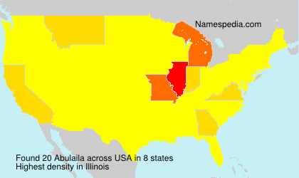 Surname Abulaila in USA Surname Abulaila in USA