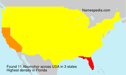 Surname Abumohor in USA Surname Abumohor in USA