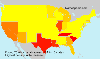 Surname Abushanab in USA Surname Abushanab in USA