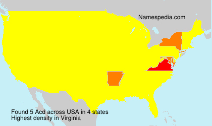 Surname Acd in USA Surname Acd in USA