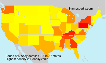 Surname Acey in USA Surname Acey in USA
