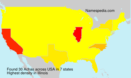Surname Achas in USA Surname Achas in USA