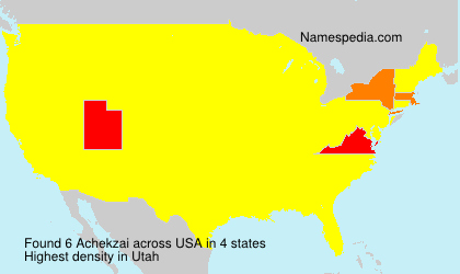 Surname Achekzai in USA Surname Achekzai in USA