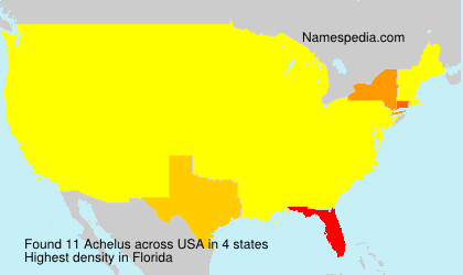 Surname Achelus in USA Surname Achelus in USA