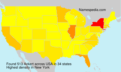Surname Ackert in USA Surname Ackert in USA