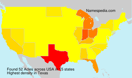 Surname Acles in USA Surname Acles in USA