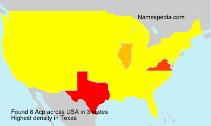 Surname Acp in USA Surname Acp in USA
