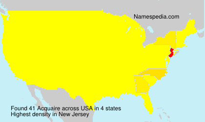 Surname Acquaire in USA Surname Acquaire in USA