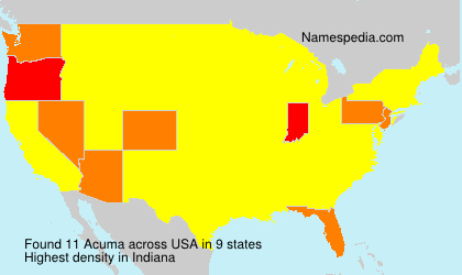 Surname Acuma in USA Surname Acuma in USA