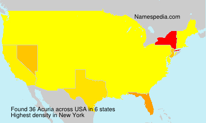Surname Acuria in USA Surname Acuria in USA