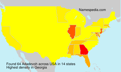 Surname Adadevoh in USA Surname Adadevoh in USA