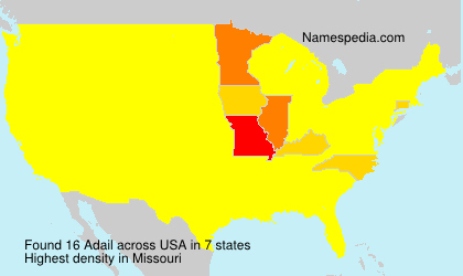 Surname Adail in USA Surname Adail in USA