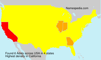 Surname Adaly in USA Surname Adaly in USA