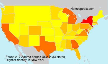 Surname Adama in USA Surname Adama in USA