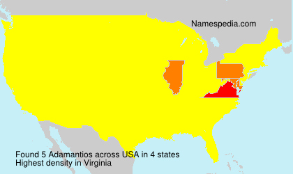 Surname Adamantios in USA Surname Adamantios in USA