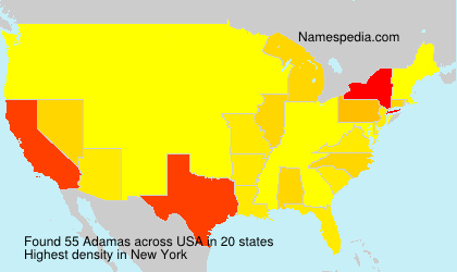 Surname Adamas in USA Surname Adamas in USA