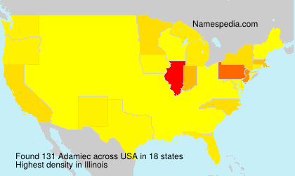 Surname Adamiec in USA Surname Adamiec in USA