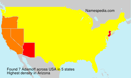 Surname Adamoff in USA Surname Adamoff in USA