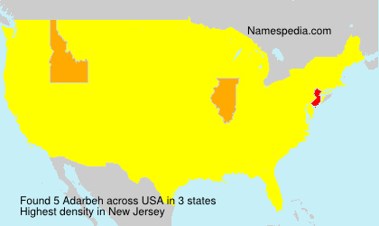 Surname Adarbeh in USA Surname Adarbeh in USA