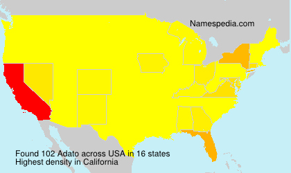 Surname Adato in USA Surname Adato in USA