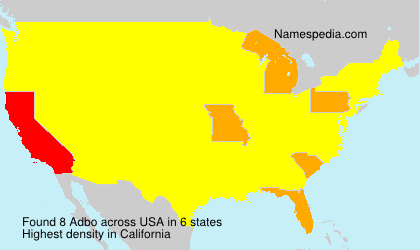 Surname Adbo in USA Surname Adbo in USA