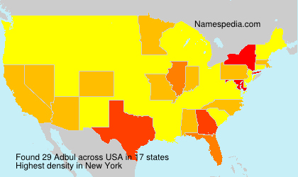 Surname Adbul in USA Surname Adbul in USA