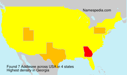 Surname Addlesee in USA Surname Addlesee in USA