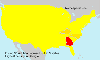 Surname Addleton in USA Surname Addleton in USA