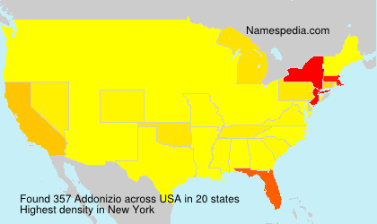 Surname Addonizio in USA Surname Addonizio in USA