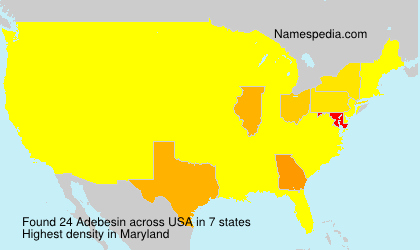 Surname Adebesin in USA Surname Adebesin in USA