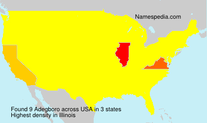 Surname Adegboro in USA Surname Adegboro in USA