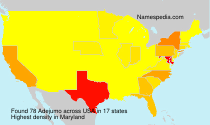 Surname Adejumo in USA Surname Adejumo in USA