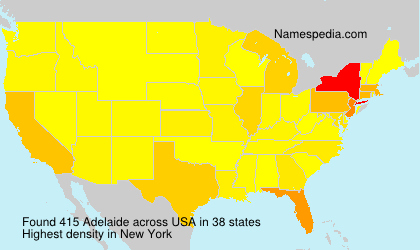 Surname Adelaide in USA Surname Adelaide in USA