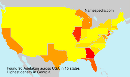 Surname Adelakun in USA Surname Adelakun in USA