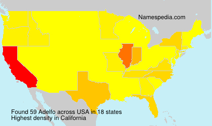 Surname Adelfo in USA Surname Adelfo in USA