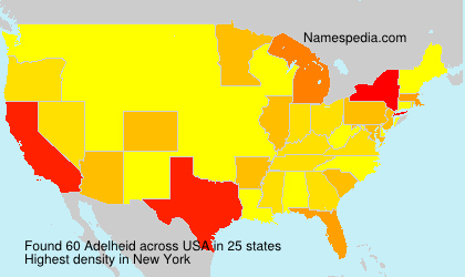 Surname Adelheid in USA Surname Adelheid in USA