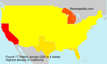 Surname Adelini in USA Surname Adelini in USA