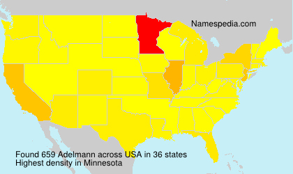 Surname Adelmann in USA Surname Adelmann in USA